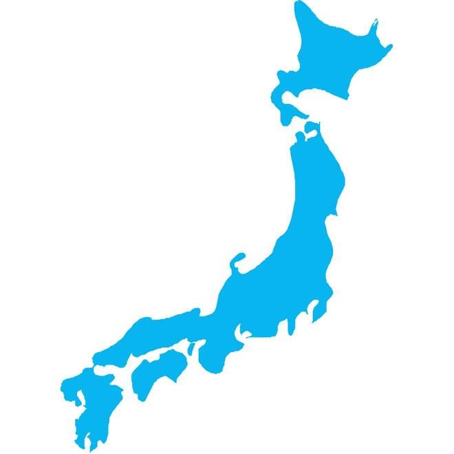japão vetor mapa