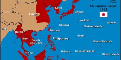 Mapa do império japonês