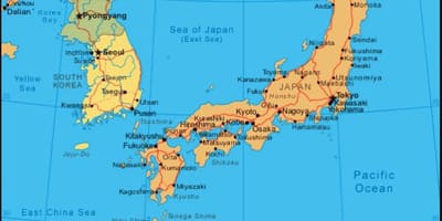 Mapa do japão antigo