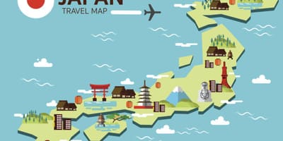 Mapa da universal japão